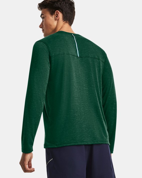 Men's UA Anywhere Long Sleeve in Green image number 1